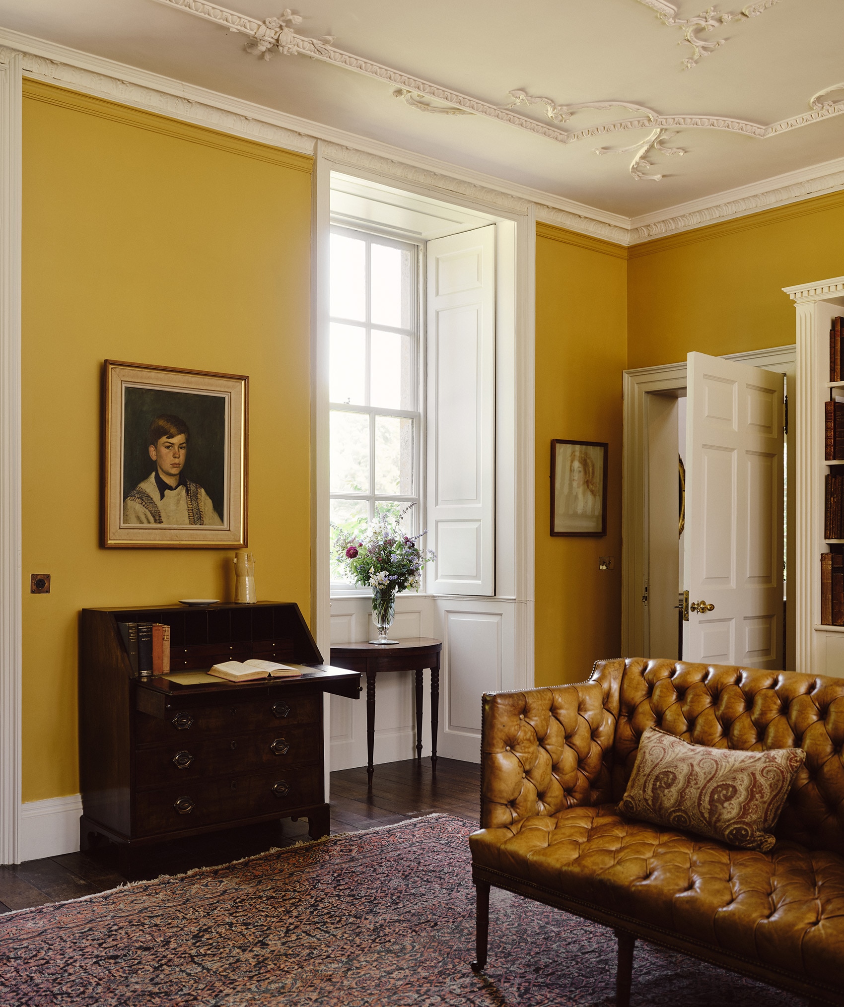Mapperton House piano room