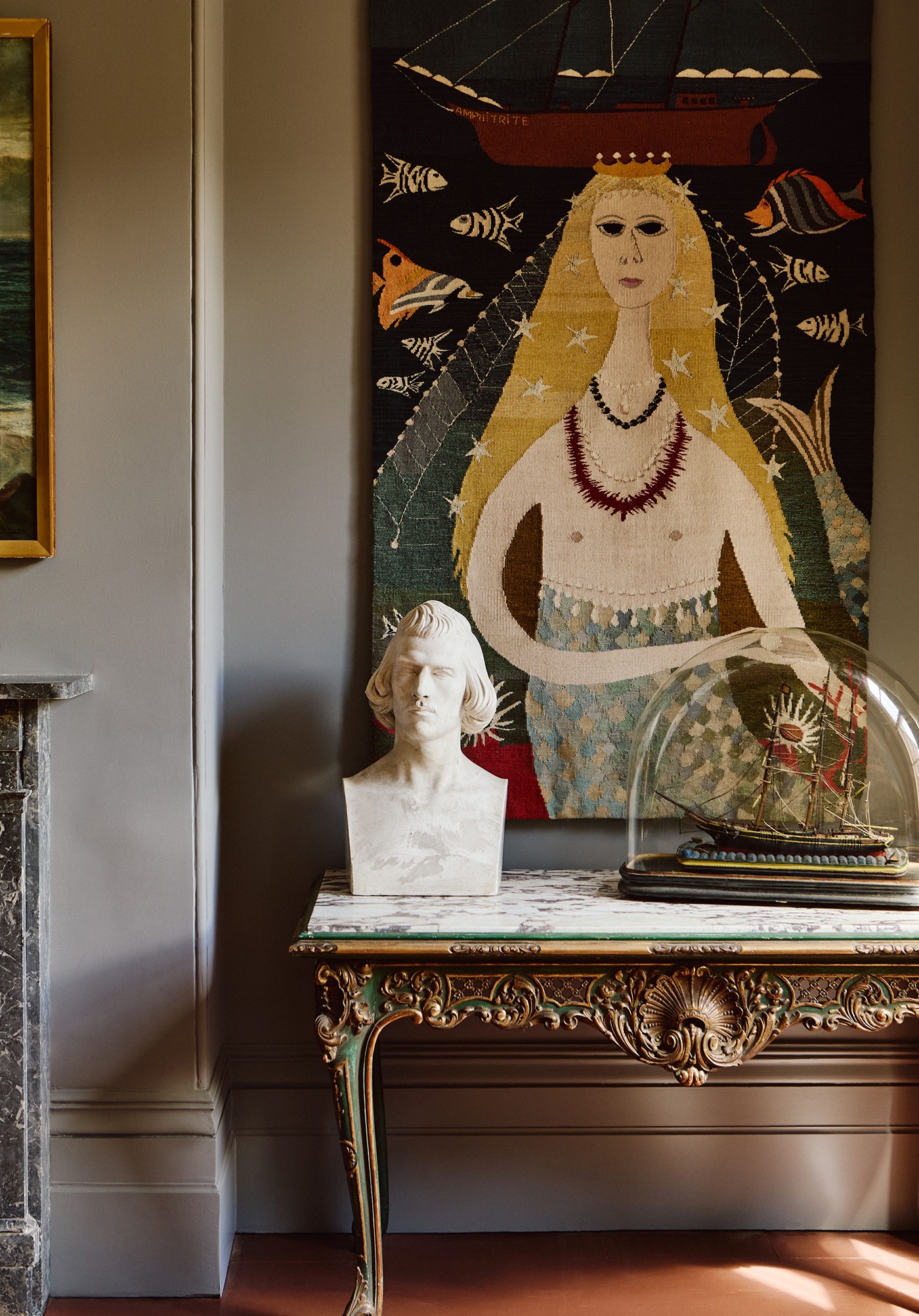 Mylands Sprake house hall detail