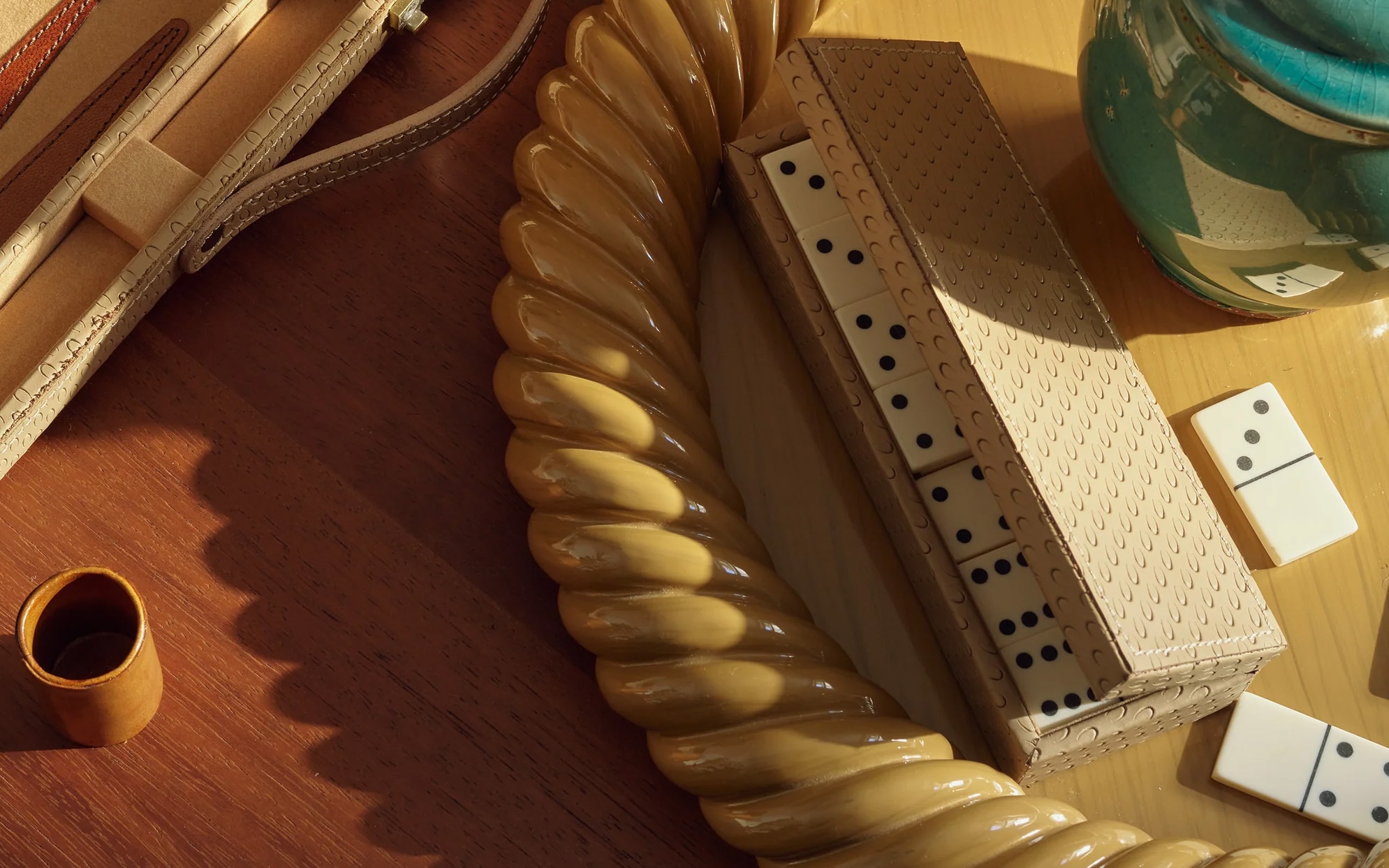 Dice Box and Six Dice, OKA